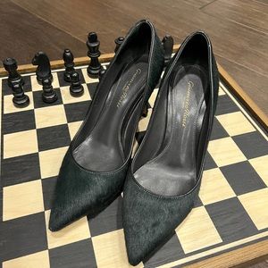 Gianvotti Rossi pony hair heels